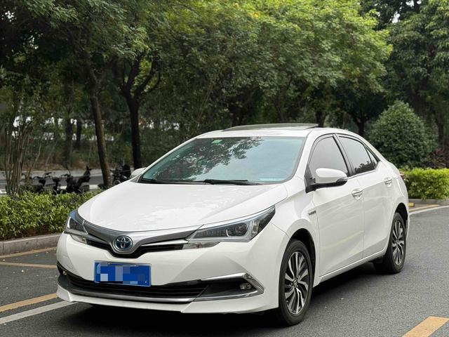 Certificated Pre-Owned GAC Toyota Corolla 2017 Refreshed Hybrid 1.8L E-CVT Leading Edition, China V Emission Standard -u22112644